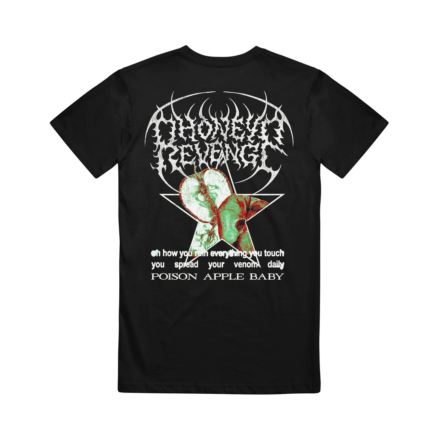 Black Tultex tee by Honey Revenge with 